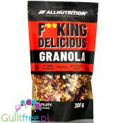 Sante GoON Protein Granola with no added sugar, Red Currant, Blackberry, Raspberry