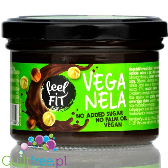 FeelFIT Veganela - wegański krem kakaowo-orzechowy bez cukru
