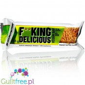 AllNutrition FitKing Delicious Vegan Bar Peanut Butter - wegański baton białkowy bez cukru i oleju palmowego