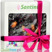 Santini Christmas Box - zestaw prezentowy 3 wegańskich czekolad bez cukru