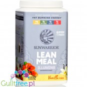 Sunwarrior Lean Meal Illumin8 Superfood Shake Vanilla - wegański koktajl proteinowy z ekstraktami roślin i grzybów