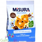 Misura Dolce Senza Frollini con Cioccolato - Italian biscuits without added sugar with chocolate pieces