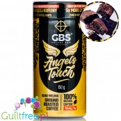 GBS Angel's Touch instant flavored coffee with caffeine boost, Brownie