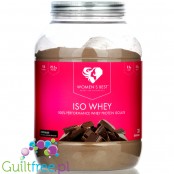 Women's Best Iso Whey Chocolate - odżywka WPI dla kobiet, 25g białka & 108kcal