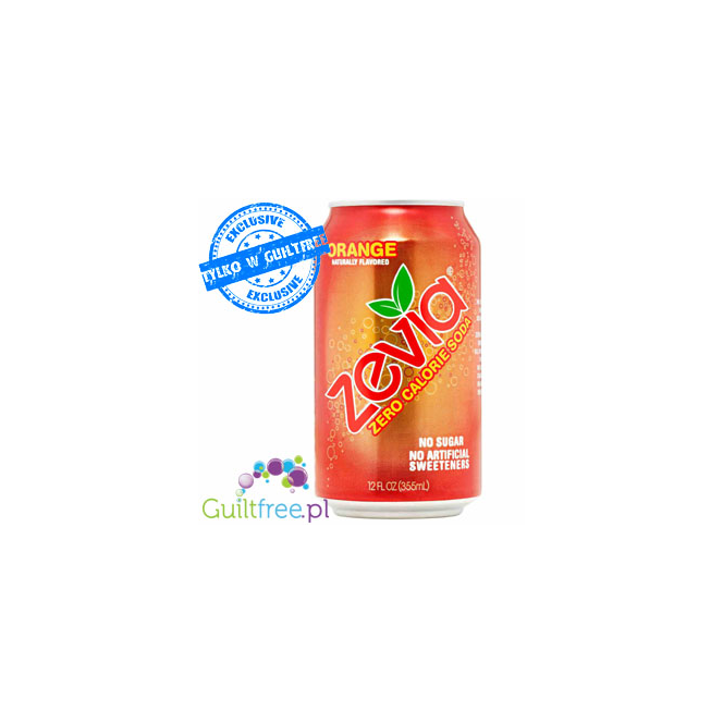 Zevia Orange - 100% natural safflower without calories with stevia and erythritol