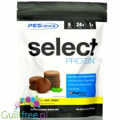 PEScience Select Protein Mint Cookie - odżywka białkowa 24g białka w 120kcal, kazeina & izolat