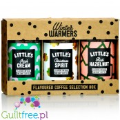 Little's Café Warmers Selection Box - liofilizowana, aromatyzowana kawa instant, zestaw prezentowy 3 x 50g