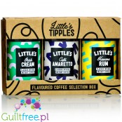 Little's Tipples Selection Box - liofilizowana, aromatyzowana kawa instant, zestaw prezentowy 3 x 50g