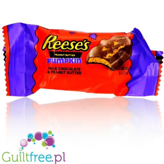 Reeses Pumpkins Snack Size (CHEAT MEAL) - czekoladki z masłem orzechowym