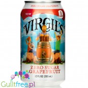 Virgil's Zero Sugar Grapefruit - naturalny napój zero kalorii bez cukru ze stewią i erytrolem