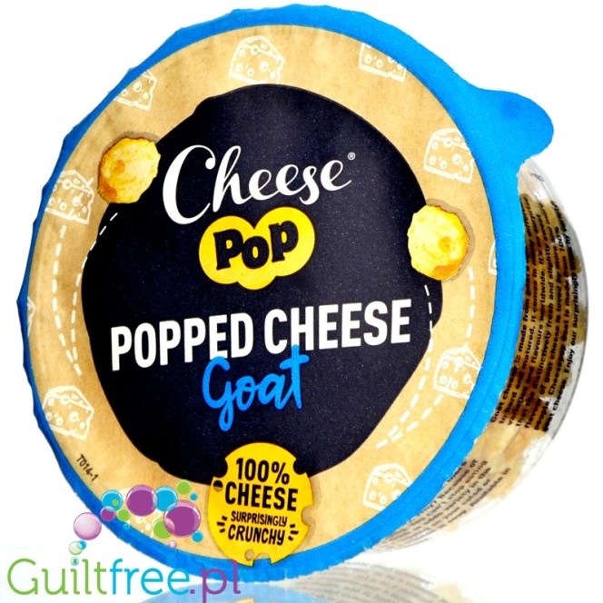 Cheesepop Goat Cheese Snack, No Carb, High Protein, Gluten Free, Vegetarian, Keto 65g