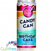 Candy Can Birthday Cake Zero Sugar - napój zero kcal bez cukru o smaku tortu z kremem