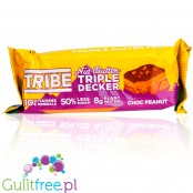 Tribe Triple Decker Choc Peanut - – wegański proteinowy baton bez glutenu o smaku masła orzechowego