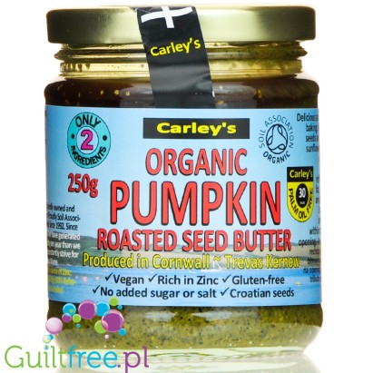 Carley's Organic Pumpkin Seed Butter - organiczna miazga z pestek dyni 100%