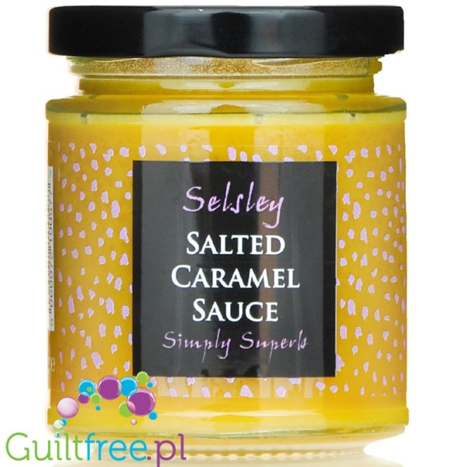 Selsley Salted Caramel Sauce (CHEAT MEAL) - oryginalny brytyjski solony karmel w kremie z solą morską