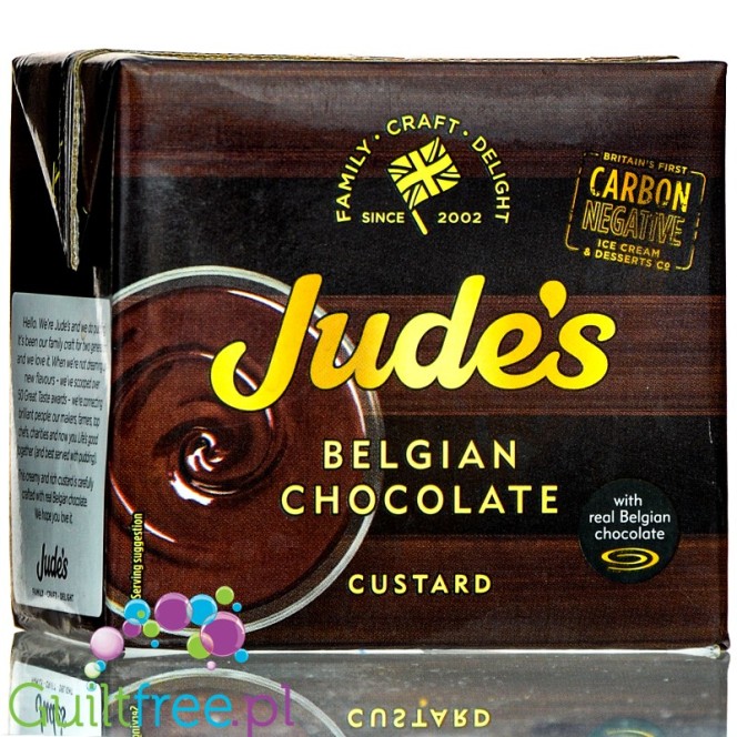 Jude's Belgian Chocolate Custard (CHEAT MEAL) polewa z belgijskiej mlecznej czekolady