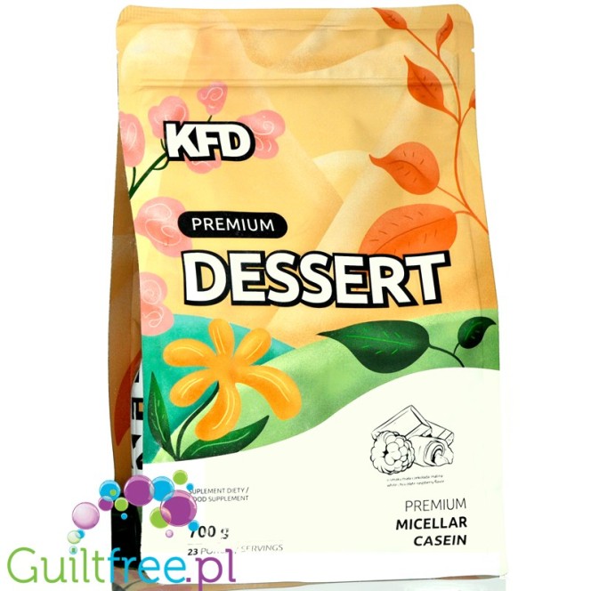 KFD Premium Protein Dessert Casein White Chocolate - kazeina o smaku białej czekolady