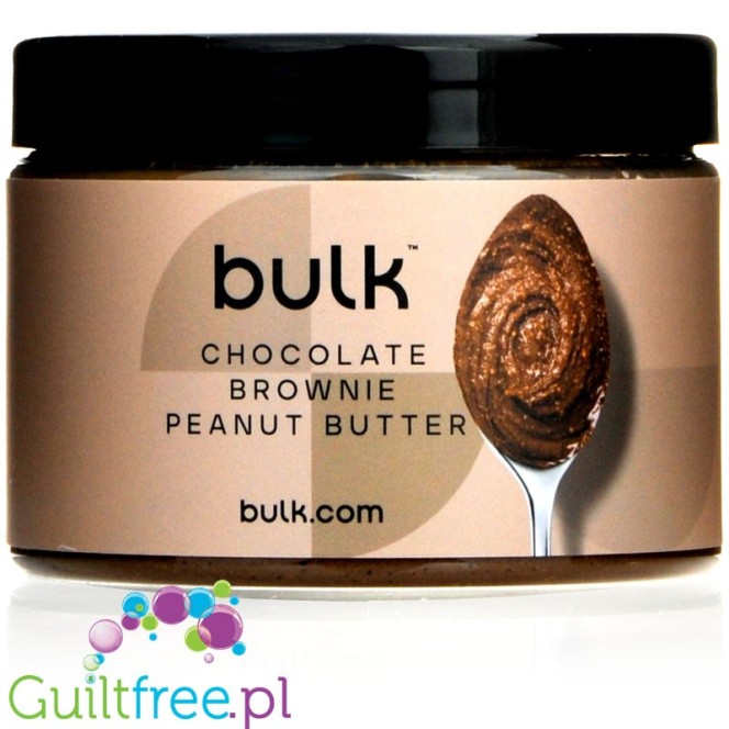 Bulk Powders Peanut Butter Chocolate Brownie - smakowe masło orzechowe bez dodatku cukru i oleju palmowego