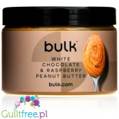 Bulk Powders Peanut Butter White Chocolate & Raspberry - smakowe masło orzechowe bez dodatku cukru i oleju palmowego