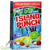 Wyler's Singles To Go Island Punch Chillin Berry Limeade - saszetki smakowe do wody bez cukru i kcal, smak Truskawka & Limonk
