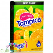 Tampico Singles To Go Citrus Punch - saszetki smakowe do napoi bez cukru, opakowanie 6 sticks