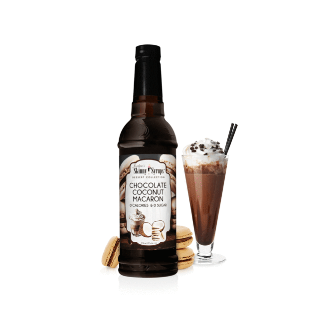Jordan's Skinny Syrups Chocolate Coconut Macaron sugar free & calorie free coffee syrup