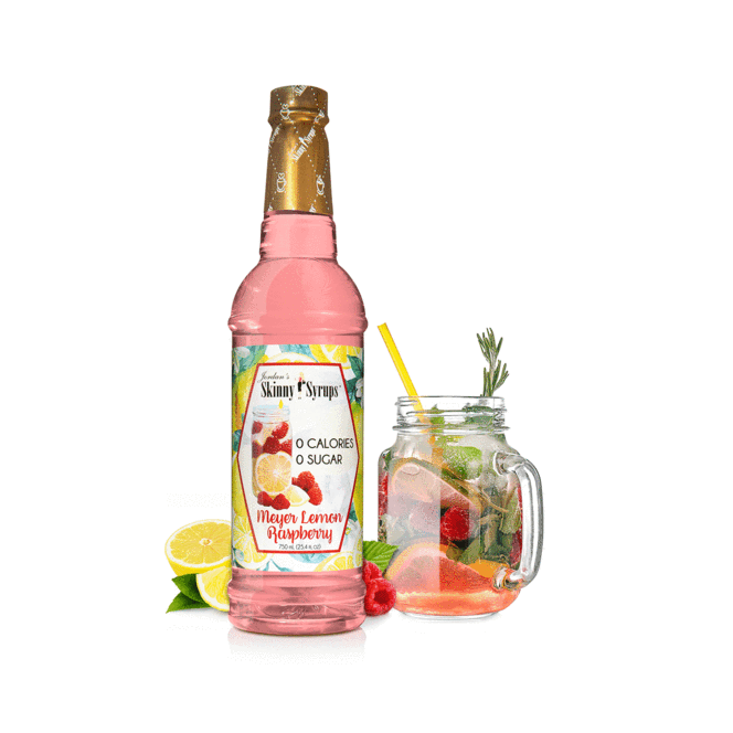 Jordan's Skinny Syrups Meyer Lemon & Raspberry - Malina & Cytryna - syrop 0 kalorii