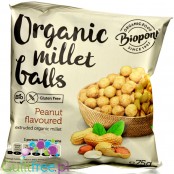 Biopont Millet Peanut Balls - ekstrudowane chrupki jaglane z orzeszkami ziemnymi bezglutenowe BIO