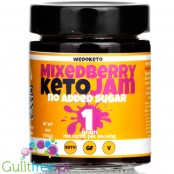 WeDoKeto Keto Jam, Mixed Berry - niskokaloryczny keto dżem z owoców leśnych