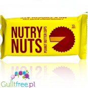 Nutry Nuts Peanut Butter Cups Milk Chocolate, 67% less sugar, 12g protein