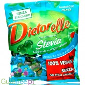 Dietorelle Stevia Gommose Menta & Anice - vegan sugar free soft jellies
