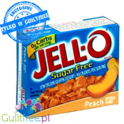 Jell-O Peach - galaretka 10kcal zero cukru, instant, smak brzoskwiniowy