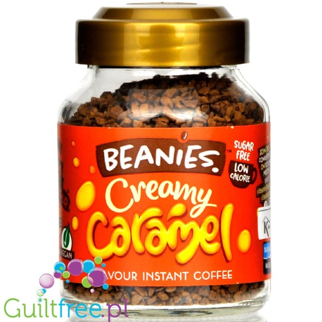 Beanies Creamy Caramel - liofilizowana smakowa kawa instant 2kcal
