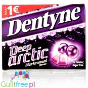 Dentyne Deep Arctic Blackcurrant - guma do żucia bez cukru, Czarna Porzeczka