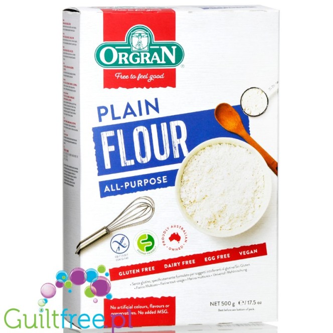 Orgran Gluten Free Plain Flour - uniwersalna mąka bezglutenowa 0,5kg