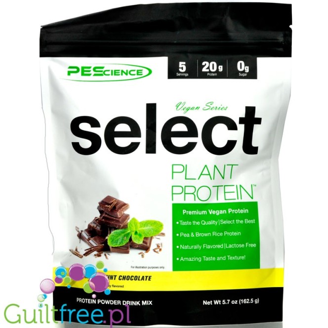 PES Select Protein Vegan, Mint Chocolate - wegańska odżywka proteinowa bez soi i cukru, 20g białka & 110kcal