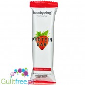 Foodspring Protein Bar Strawberry Yoghurt - baton proteinowy 20g białka & 190kcal, smak Jogurt Truskawkowy