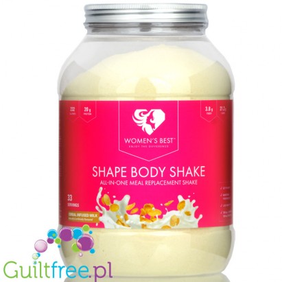 Women's Best Shape Body Shake Cereal Milk - koktajl do kontroli masy ciała z Carnipure®, Nutriose® i zieloną herbatą