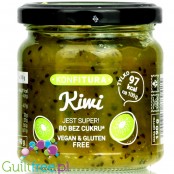 Devaldano sugar free kiwi preserves without added sugar and with no sweeteners