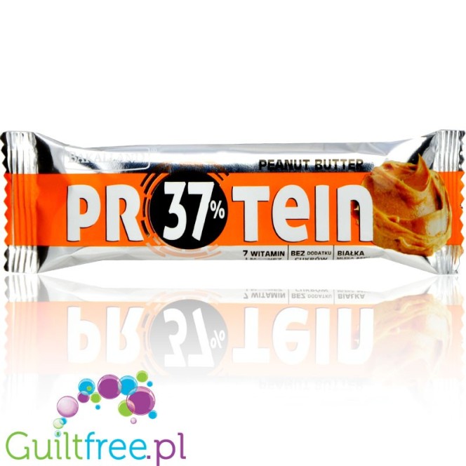 Bakalland Protein 37% Peanut Butter - baton proteinowy z witaminami