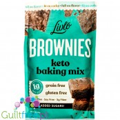 Livlo Keto Brownies Baking Mix - mieszanka na bezglutenowe keto brownie z mąki słonecznikowej