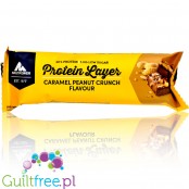 Multipower Protein Layer Caramel Peanut Crunch - trójwarstwowy baton białkowy 197kcal