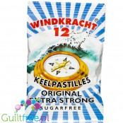 Windkracht Extra Strong sugar free strong mint pastilles
