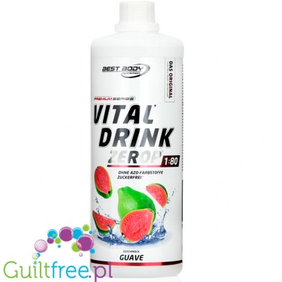 Vital Drink Guava 1L - koncentrat bez cukru z witaminami