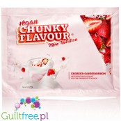 More Nutrition Chunky Flavor Strawberries & Cream - wegański aromat w proszku, Truskawki w Śmietanie
