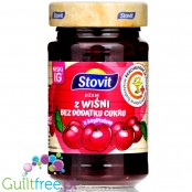 Stovit sugar free black cherry spread sweetened with xylitol