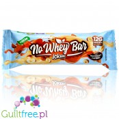Rocka Nutrition No Whey Bar Joker White Choco Caramel - wegański baton białkowy bez oleju palmowego i cukru