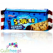 Kellogg's Rice Krispies Squares Cookies & Cream - lekki batonik Biała Czekolada & Ciasteczka 151kcal