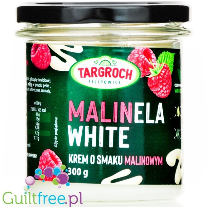 Targroch Malinela White - krem o smaku malinowym bez dodatku cukru