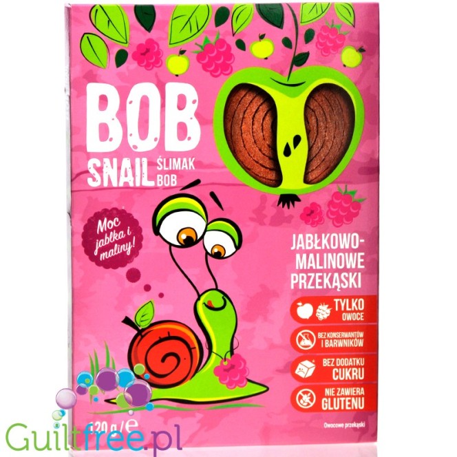 Bob Snail Fruit-apple-raspberry snack with no added sugar